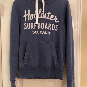 HOLLISTER "SURFBOARDS"  HOODED SWEATSHIRT Size Small Unisex
